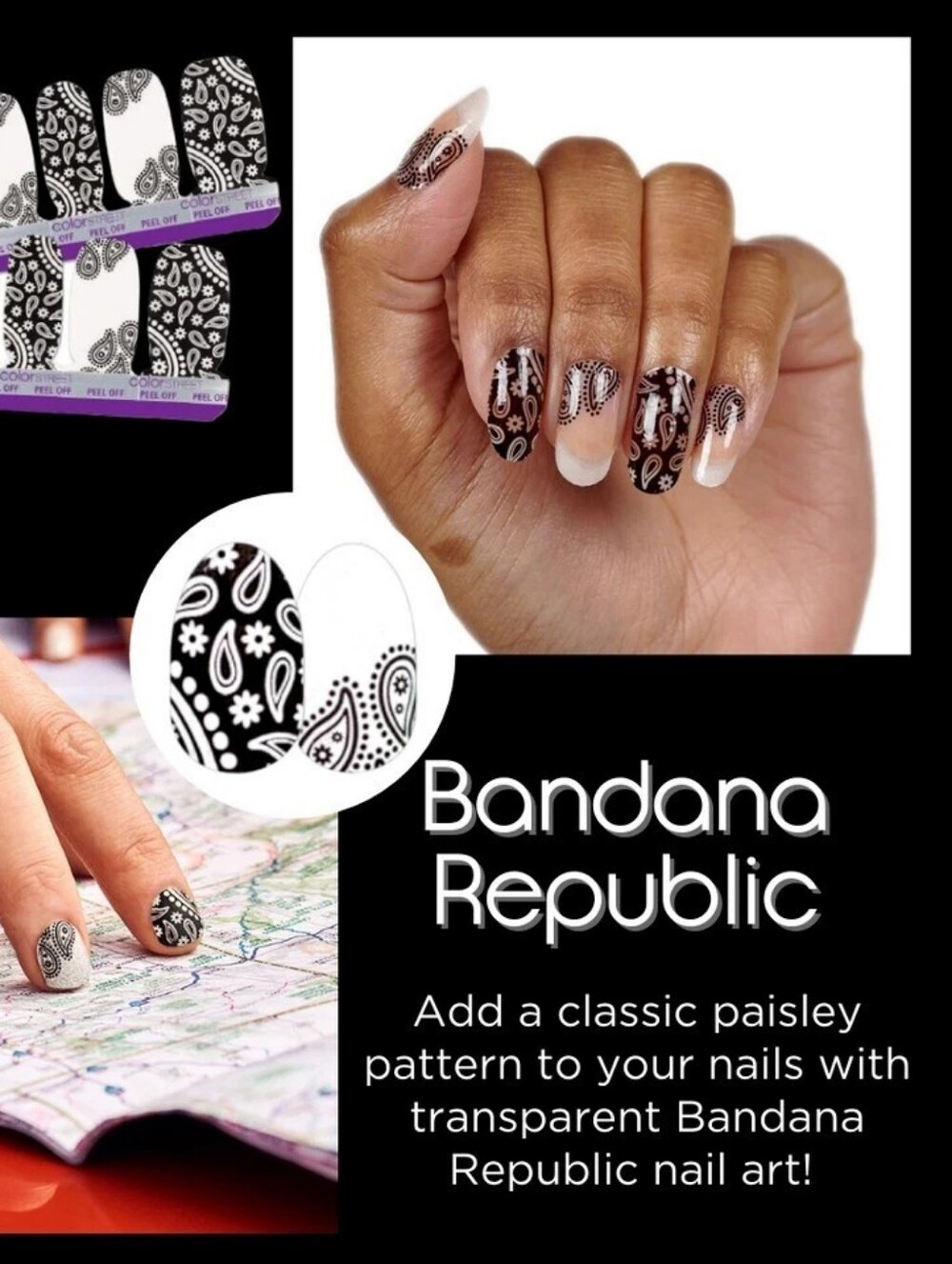 Color Street Nail Strips "Bandana Republic"